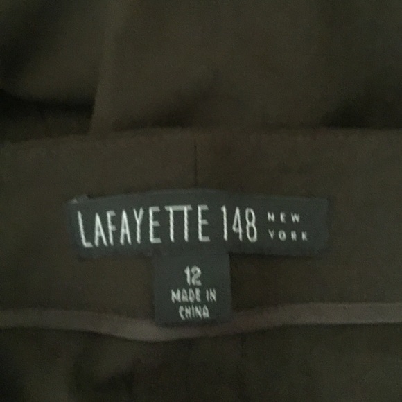 Lafayette 148 Flat Front Trouser Pants - Picture 5 of 7